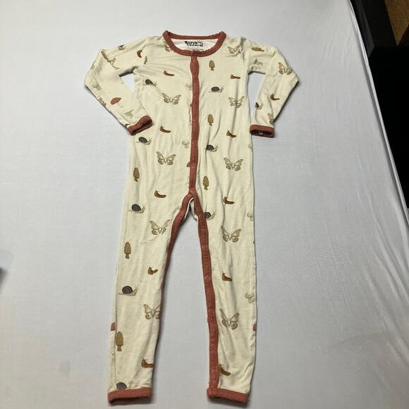 Burch Apparel Unisex Toddler Bamboo Snap Romper (2) Size 2T - Picture 8 of 8